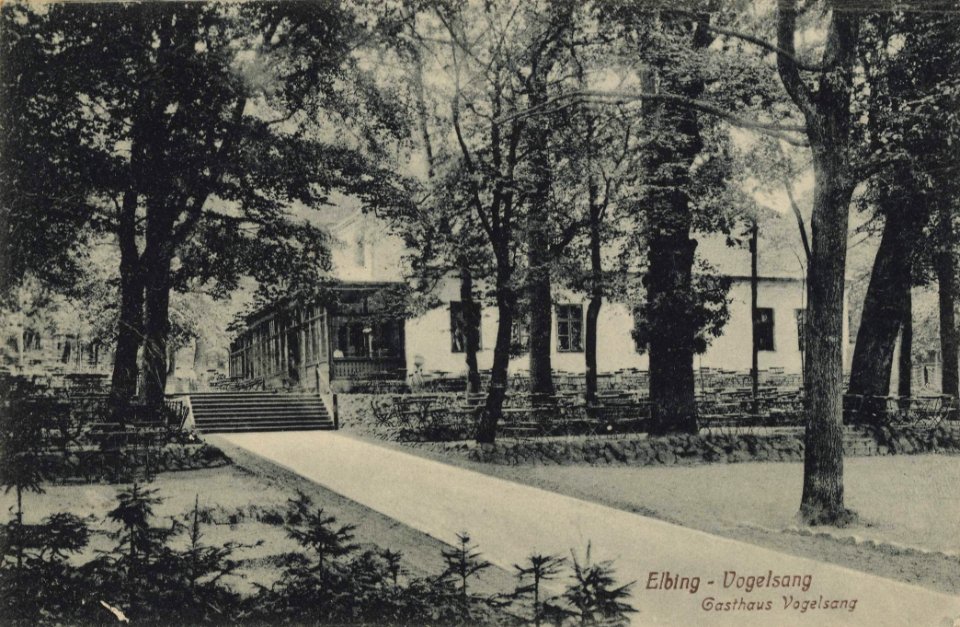 Elbing, Ostpreußen - Gasthaus Vogelsang (Zeno Ansichtskarten)