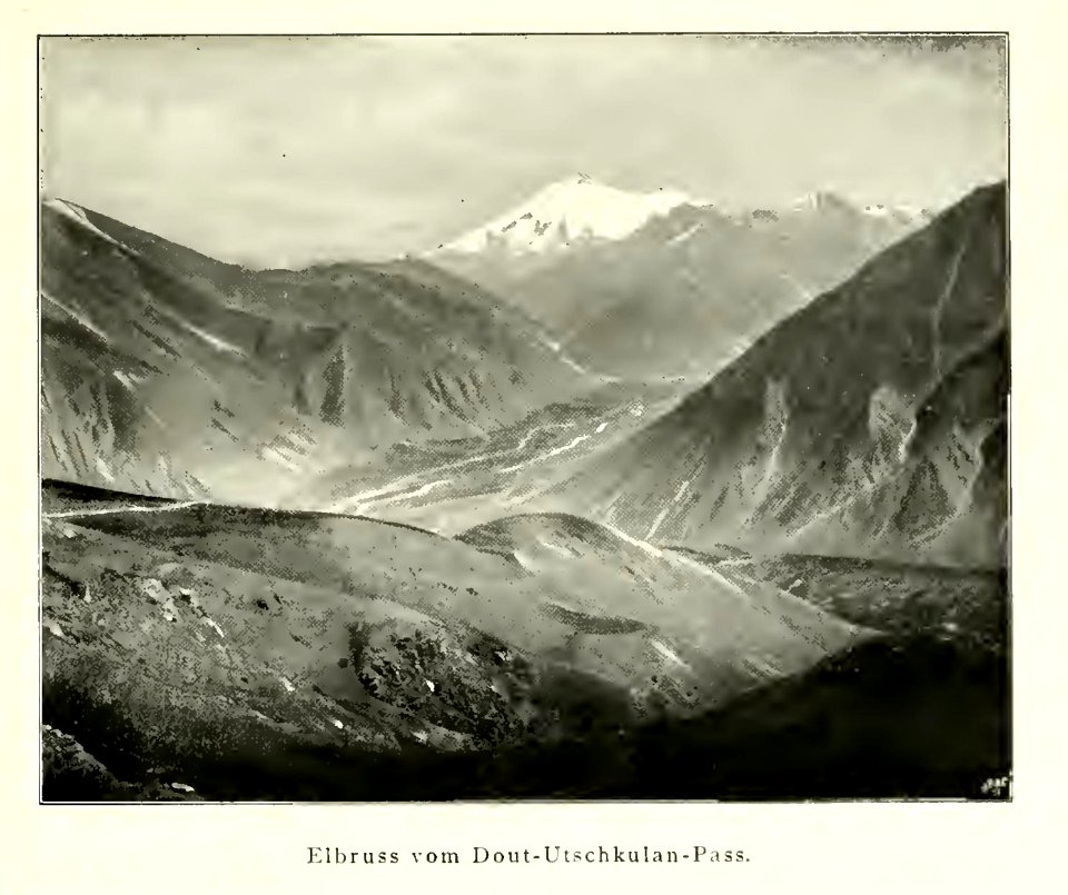 Elbruss vom Dout-Utschkulan Pass