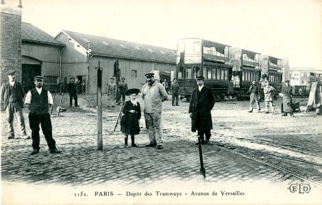 ELD 1152 - PARIS - Dépôt des Tramways - Avenue de Versailles photo