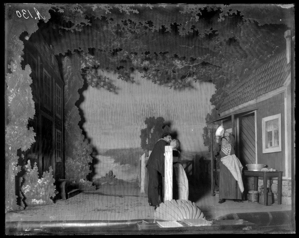 Elaka tungor, Södra teatern 1904. Föreställningsbild - SMV - ST020