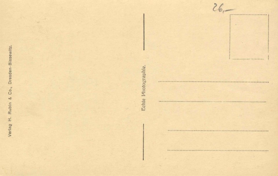 Elbing, Ostpreußen - Friedrich-Wilhelm-Platz (back) (Zeno Ansichtskarten)