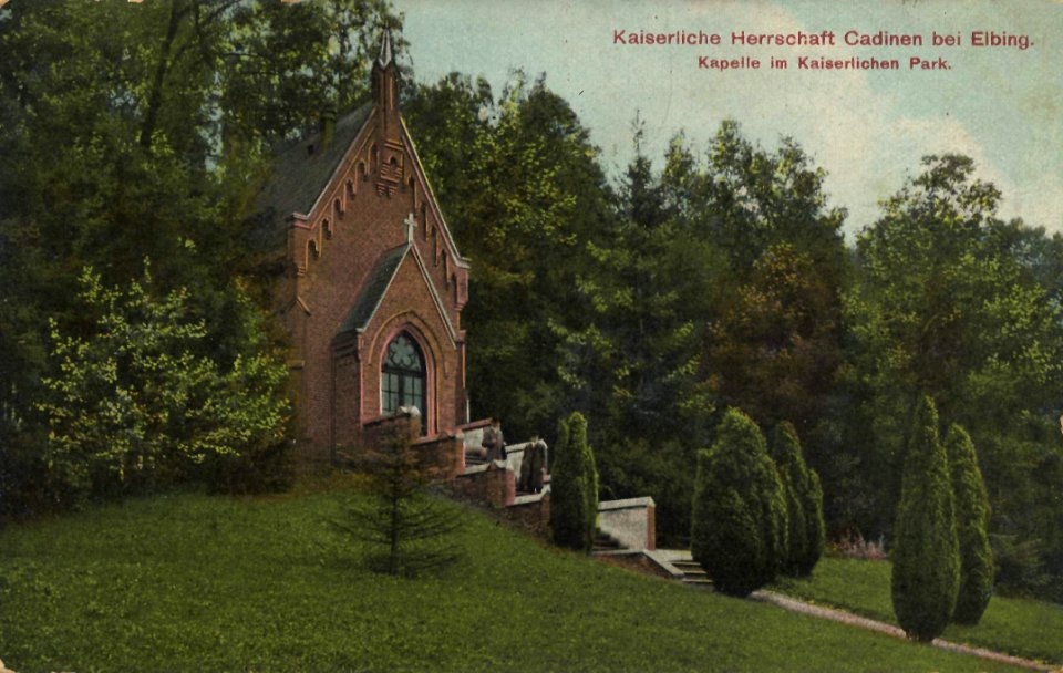 Elbing, Ostpreußen - Kaiserlicher Park, Kapelle (Zeno Ansichtskarten)