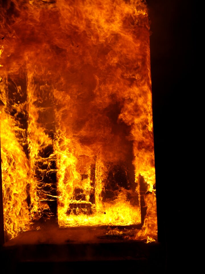 Fire inferno brown fire