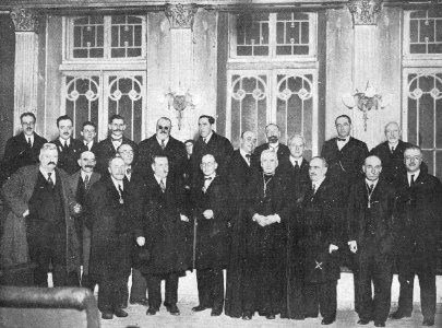 Elección de Eladio Rodríguez como presidente da Real Academia Galega, A Coruña, 20 de novembro de 1926