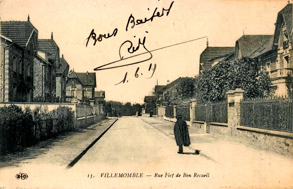 ELD 13 - VILLEMOMBLE - Rue Fief de Bon Recueil