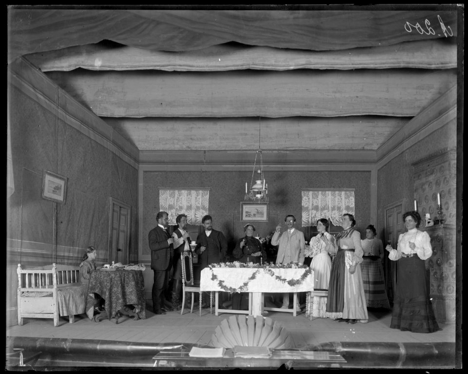 Elaka tungor, Södra teatern 1904. Föreställningsbild - SMV - ST019