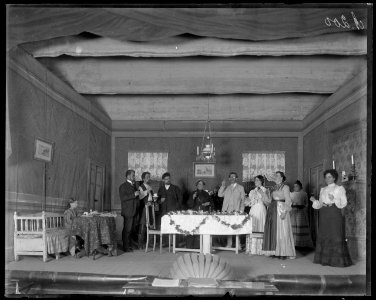 Elaka tungor, Södra teatern 1904. Föreställningsbild - SMV - ST019
