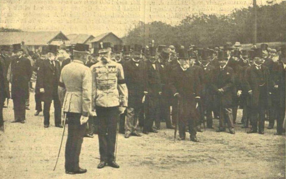 Erdélyi Mór Ferenc József a tenyészállat kiállításon nézőként 1896-35