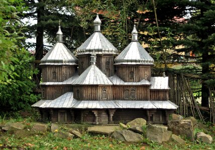 Lutowiska a sketch of the church miniature