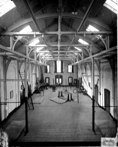 ErfgoedLeiden LEI001015553 Gymnastiekzaal van de Gymnastiekschool aan de Pieterskerkgracht in Leiden