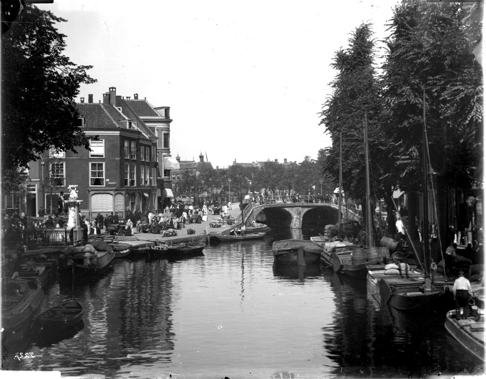 ErfgoedLeiden LEI001016444 Marktdag