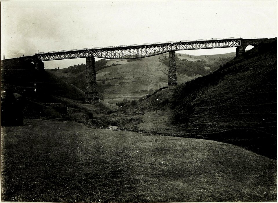 Erhaltener Viadukt bei Kis Szolywa in den Karpathen (BildID 15432392)