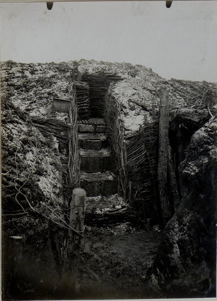 Erhöhter M.G. Stand. Inf.Rgt.Nro.76. PANASOWKA, 9.II.1916. (BildID 15453950)