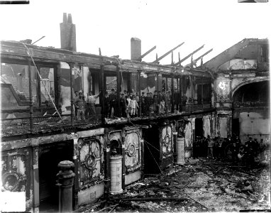 ErfgoedLeiden LEI001016764 Stadsgehoorzaal na de brand