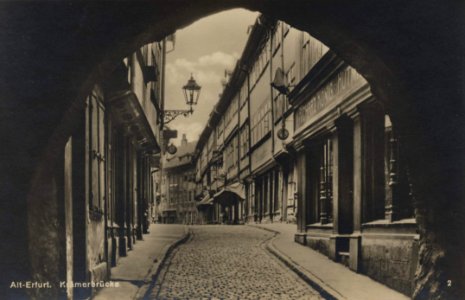Erfurt, Thüringen - Krämerbrücke (Zeno Ansichtskarten)