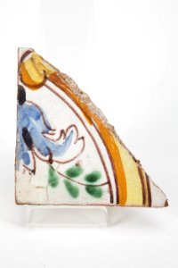 Fajans, kakelfragment - Hallwylska museet - 90458