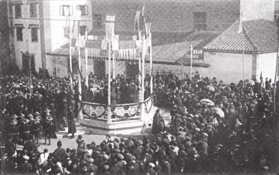 Festa da árbore na praza de Carlos I
