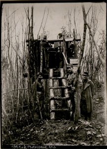 Feuerstellung Maschinengewehr-Hochstand beim Infanterie-Regiment Nr.27, II. Bataillon (BildID 15735215)
