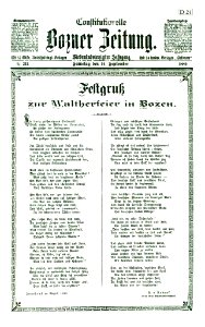 Festgruß zur Waltherfeier