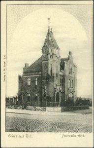 Feuerwache Nord an der Gerhardstraße, Ecke Wrangelstraße (Kiel 27.726)