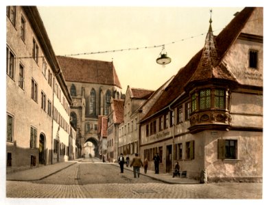 Feuerleins bow windows, Rothenburg (i.e. ob der Tauber), Bavaria, Germany-LCCN2002696187 photo