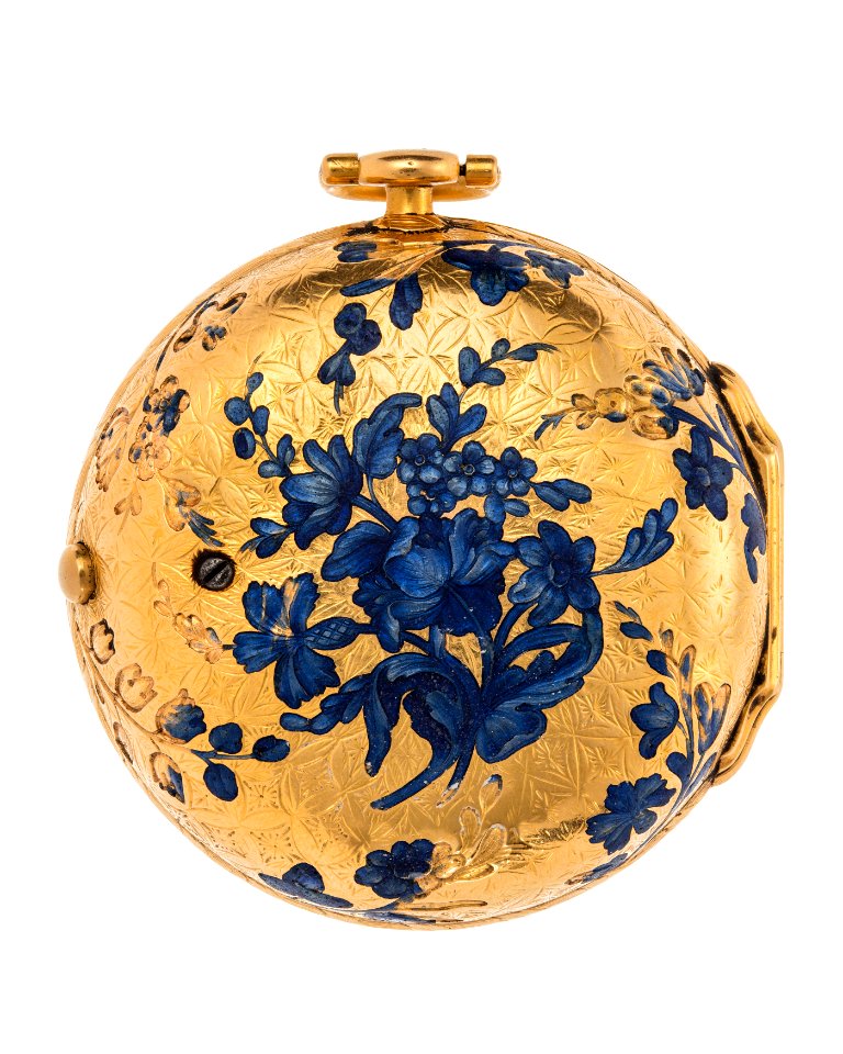 Fickur med boett av guld med ciselerad blomsterdekor, 1755 - Hallwylska museet - 110426