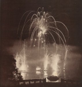 Feuerwerk am Adolf Mittag-See