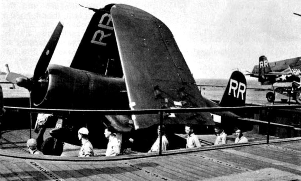 FG-1D VBF-88 on USS Yorktown (CV-10) 1945