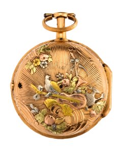 Fickur med boett av guld med motiv i dekoren - Hallwylska museet - 110422