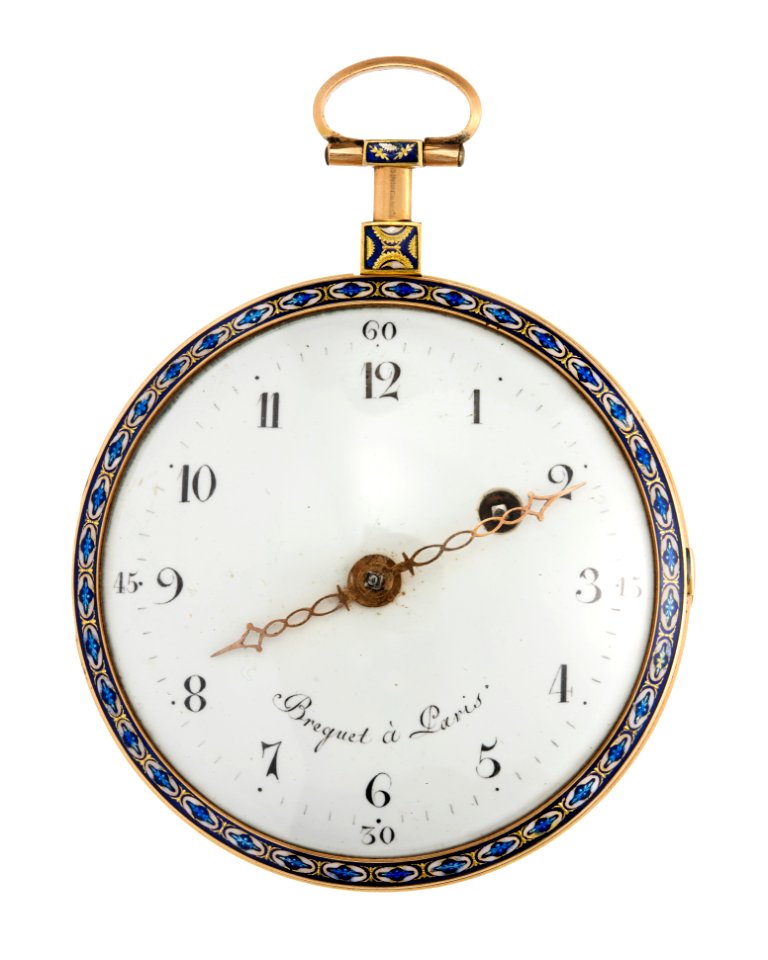 Fickur av guld med urtavla av emalj, 1800 - Hallwylska museet - 110419