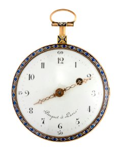 Fickur av guld med urtavla av emalj, 1800 - Hallwylska museet - 110419