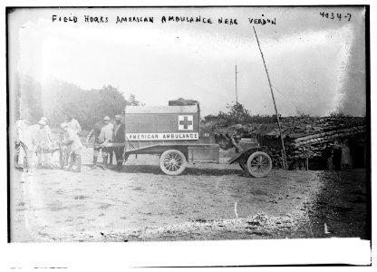 Field Hdqrts. American Ambulance near Verdun LCCN2014703066