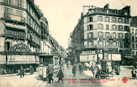 FF-CCCC 1548 - Tout Paris - Faubourg du Temble au Canal Saint Martin