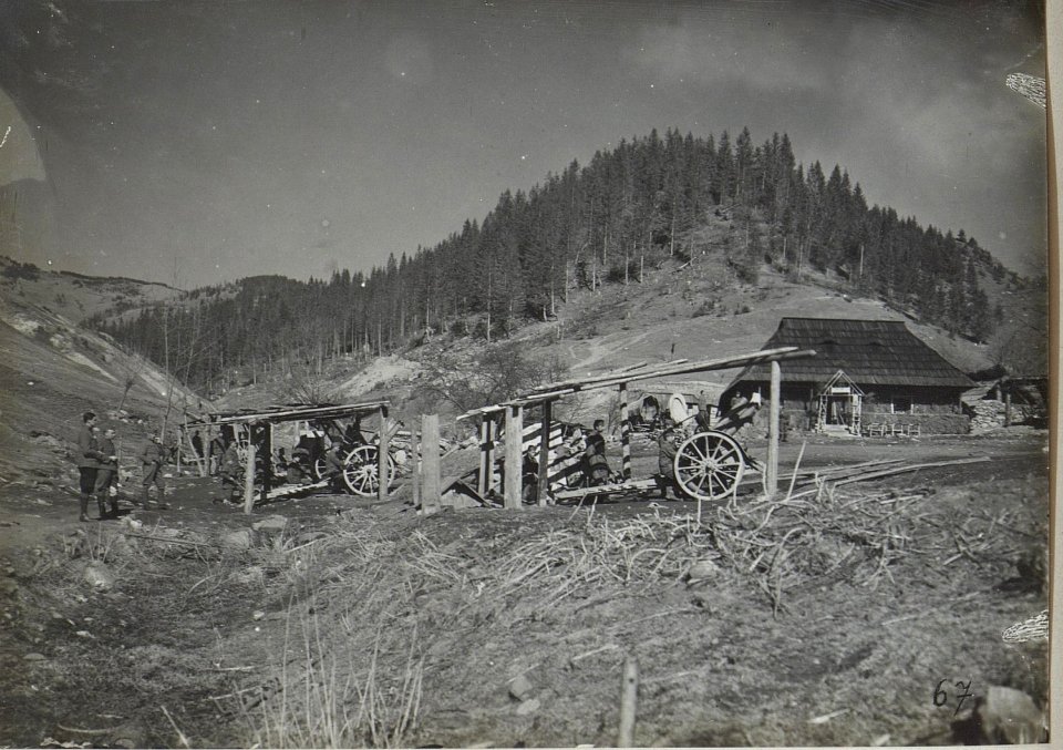 Feuerstellung d.H.A.R.5 Batt.3-4 Crncea Rum. (BildID 15665391)