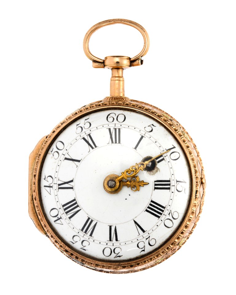 Fickur av guld med urtavla i emalj, 1760-tal - Hallwylska museet - 110423
