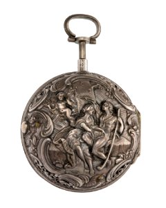 Fickur med boett av silver med mytologisk figurscen, 1700-tal - Hallwylska museet - 110441 photo