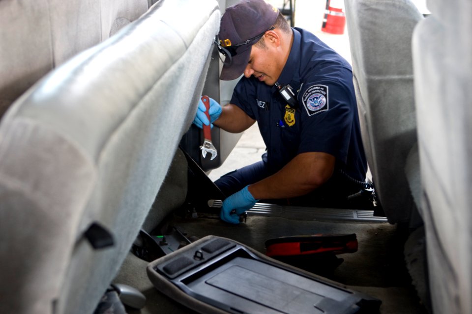 Field Operations Conducts Vehicle Inspection