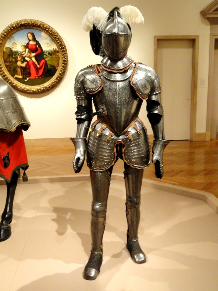 Field armor for horseman, Italy, c. 1575 - Nelson-Atkins Museum of Art - DSC08597