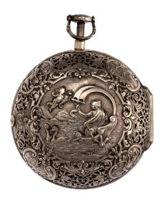 Fickur med boett av silver med dekor, 1700-tal - Hallwylska museet - 110444