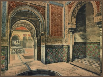 Granada. Alhambra. Sala de los Abencerrajes donde fueron desollados los 36 LCCN2017660332