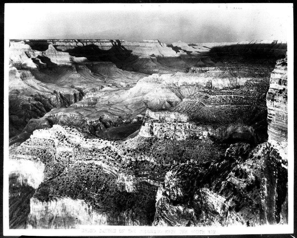 Grand Canyon of the Colorado from the south rim, (s.d.) (CHS-49593)