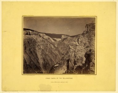 Grand Canyon of the Yellowstone River LCCN95514179