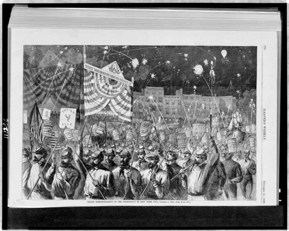 Grand demonstration of the democracy in New York City, October 5, 1868 LCCN98500155