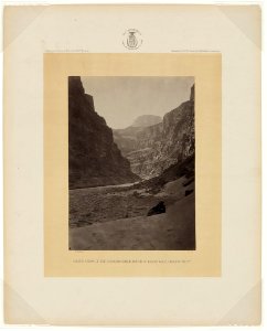 Grand Cañon of the Colorado River, mouth of Kanab Wash, looking west - W. Bell, phot. LCCN2007684808