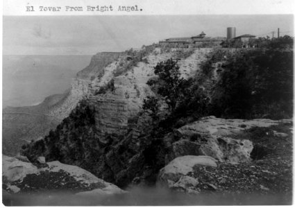 Grand Canyon)- El Tovar from Bright Angel LCCN2002715948 photo