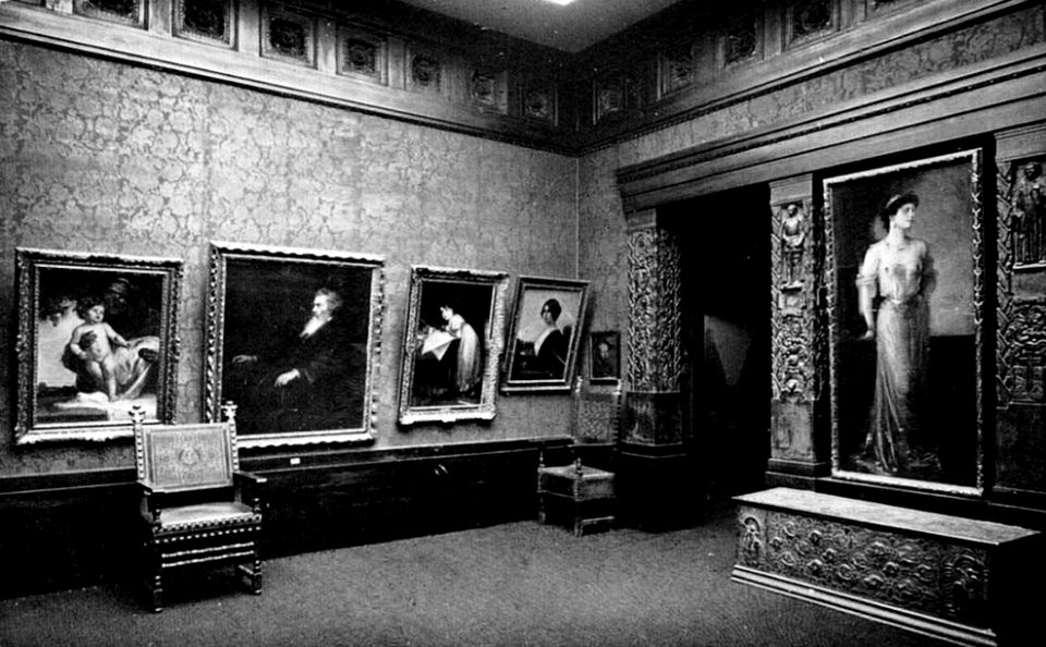Gran exposición de arte - Kaulbach artista bella época Dresde