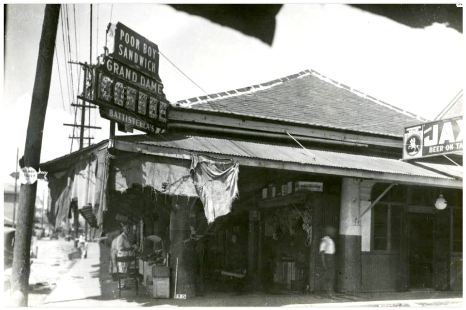 Grand Dame Poor Boys Coffee French Market New Orleans 1934