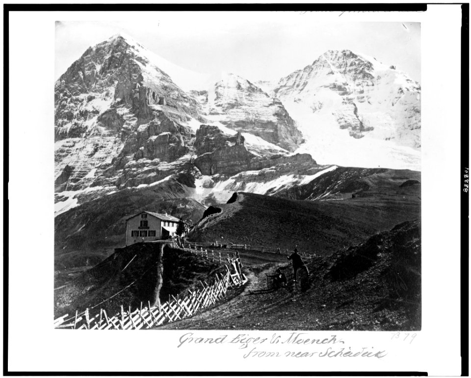 Grand Eiger & Moench, from near Scheidick LCCN94514049