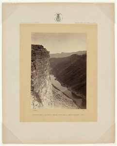 Grand Cañon, Colorado River, near Paria Creek, looking east - W. Bell, phot. LCCN2007684804