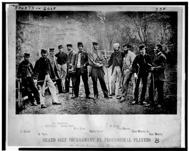 Grand golf tournament by professional players-On Leith links 17th May 1867 LCCN98509587